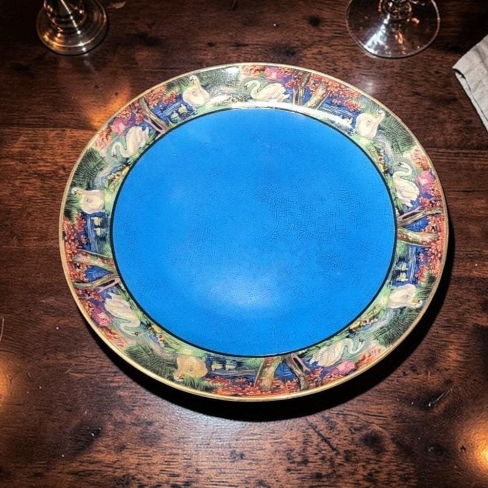 Barker Bros "Sean" Salad Plate, Vintage Ceramic‎ Dinnerware, Royal Tudor Trim